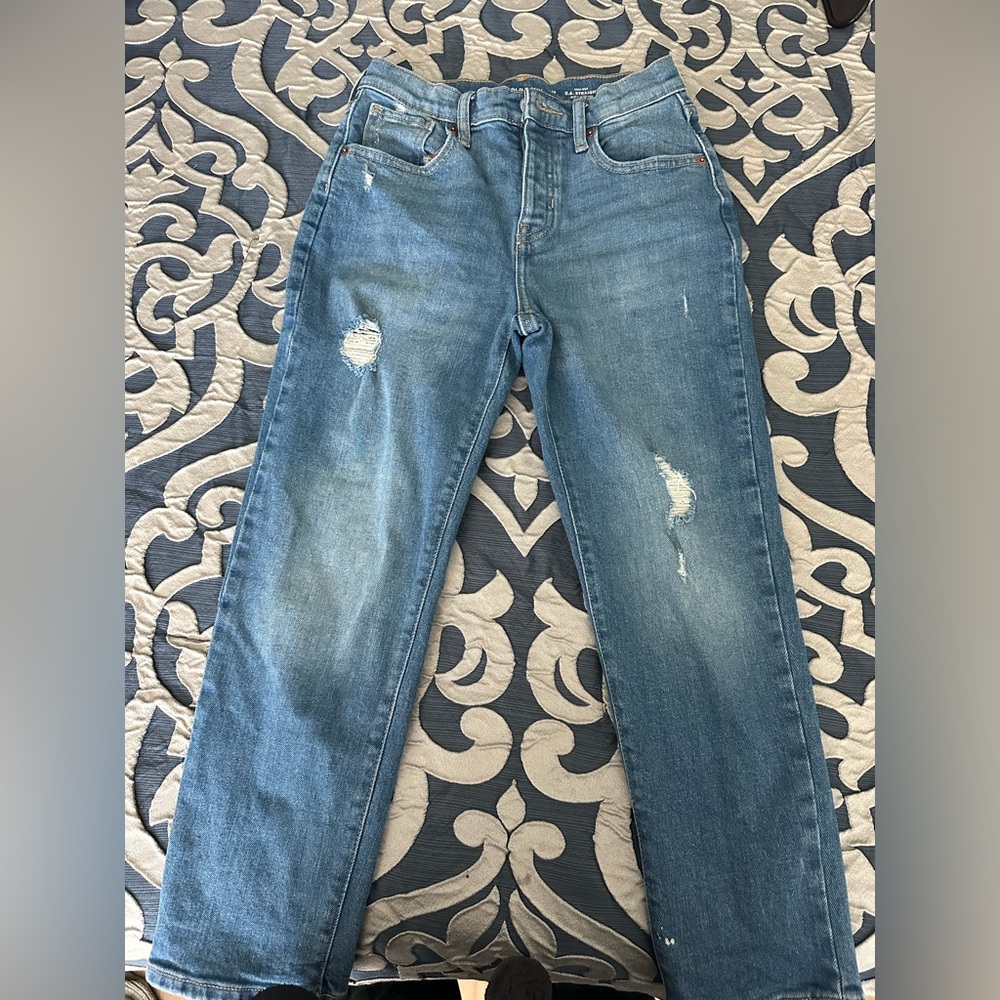Girls old navy OG straight jeans